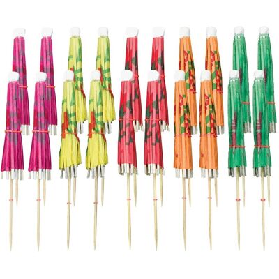 Amscan, pikery parasolka drewniane, 9 cm, 20 szt. Amscan, pikery parasolka drewniane, 9 cm, 20 szt.