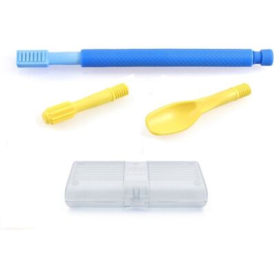 Ark Therapeutic Ark Carry Kit Wibrator Logopedyczny Z-Vibe + 3 Końcówki Masujące Niebieski Ark Therapeutic Ark Carry Kit Wibrator Logopedyczny Z-Vibe + 3 Końcówki Masujące Niebieski