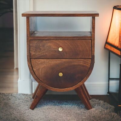 ABC Artisan Furniture Solid Wood Nightstand Split ABC Artisan Furniture Solid Wood Nightstand Split