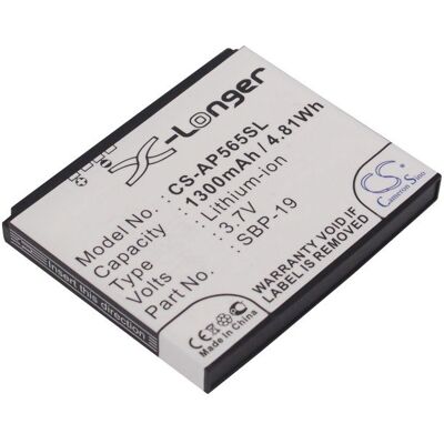 Asus MyPal P565 / SBP-19 1300mAh 4.81Wh Li-Ion 3.7V (Cameron Sino) Asus MyPal P565 / SBP-19 1300mAh 4.81Wh Li-Ion 3.7V (Cameron Sino)