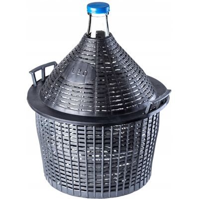 KADAX BALON BUTLA GĄSIOR NA WINO W KOSZU Z ZAKRĘTKĄ 20 L KADAX BALON BUTLA GĄSIOR NA WINO W KOSZU Z ZAKRĘTKĄ 20 L