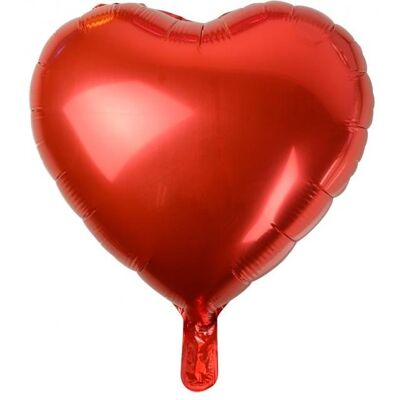 GODAN Balon foliowy serce, czerwone, 18'/ 100szt. GODAN Balon foliowy serce, czerwone, 18'/ 100szt.