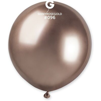 GODAN Balony shiny 19 cali, różowo-złote, 25 sztuk GODAN Balony shiny 19 cali, różowo-złote, 25 sztuk