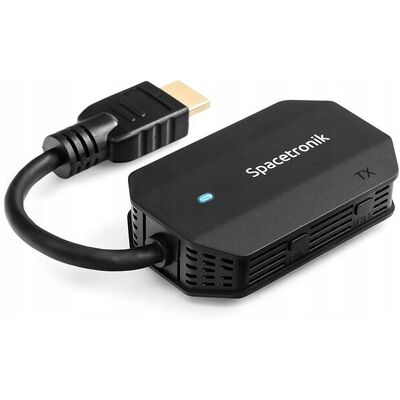 Bezprzewodowy transmiter HDMI 1080p 30m 5GHz Spacetronik nadajnik kabel USB Bezprzewodowy transmiter HDMI 1080p 30m 5GHz Spacetronik nadajnik kabel USB