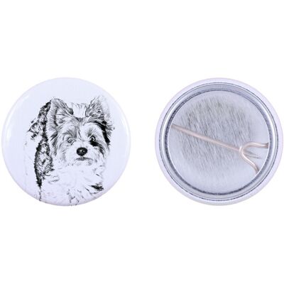 Biewer Yorkshire Terrier - przypinka z twoim psem, dodaj własne foto, marka Art-Dog Biewer Yorkshire Terrier - przypinka z twoim psem, dodaj własne foto, marka Art-Dog