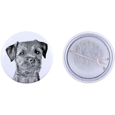 Border Terrier - przypinka z twoim psem, dodaj własne foto, marka Art-Dog Border Terrier - przypinka z twoim psem, dodaj własne foto, marka Art-Dog