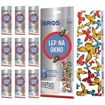 BROS - lep na okno 4-pak - 10 op. BROS - lep na okno 4-pak - 10 op.