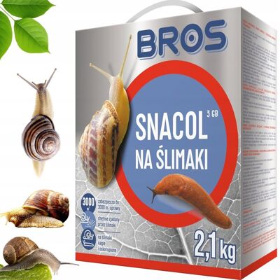 BROS - Snacol 3GB zwalcza ślimaki 2,1kg BROS - Snacol 3GB zwalcza ślimaki 2,1kg