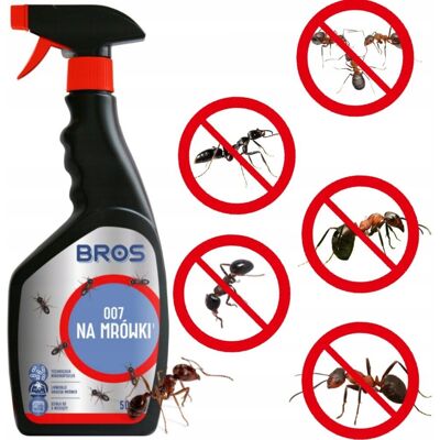 BROS SPRAY PŁYN MRÓWKI PREPARAT PRZECIWKO MRÓWKOM MOCNY SKUTECZNY 500ML BROS SPRAY PŁYN MRÓWKI PREPARAT PRZECIWKO MRÓWKOM MOCNY SKUTECZNY 500ML