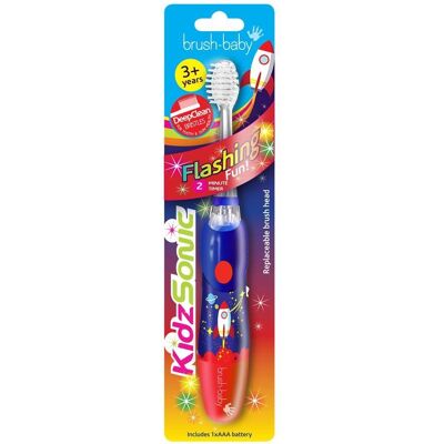 BRUSH-BABY - szczotka soniczna KIDZSONIC Rakieta dla dzieci w wieku 3+ lat BRUSH-BABY - szczotka soniczna KIDZSONIC Rakieta dla dzieci w wieku 3+ lat