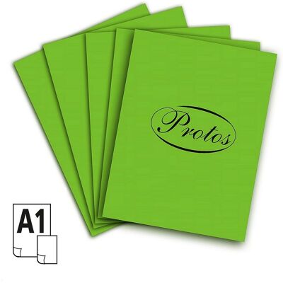 PROTOS Brystol Karton A1 Jasny Zielony 20 Arkuszy 86X61Cm PROTOS Brystol Karton A1 Jasny Zielony 20 Arkuszy 86X61Cm