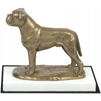 ART Bullmastiff, Bulmastif - statuetka psa, figurka na białej podstawie, trofeu ART Bullmastiff, Bulmastif - statuetka psa, figurka na białej podstawie, trofeu