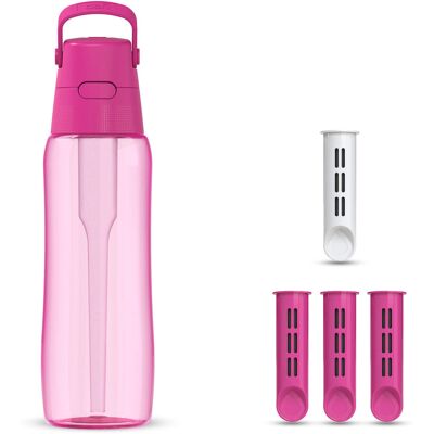 Butelka filtrująca Dafi SOLID 0,7 flamingowa barwiona z 4 filtrami Butelka filtrująca Dafi SOLID 0,7 flamingowa barwiona z 4 filtrami
