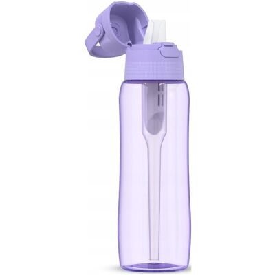 Butelka na Wodę Filtrująca Dafi 0,7l SOLID Lavender Fiolet Barwiona z Rurką Butelka na Wodę Filtrująca Dafi 0,7l SOLID Lavender Fiolet Barwiona z Rurką