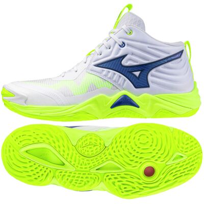 Buty Mizuno WAVE MOMENTUM ELITE MID V1GA251739 45 biały Buty Mizuno WAVE MOMENTUM ELITE MID V1GA251739 45 biały