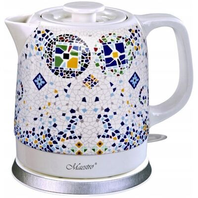 Feel-Maestro Ceramiczny czajnik elektryczny Maestro Porto, pojemność 1.7 l Feel-Maestro Ceramiczny czajnik elektryczny Maestro Porto, pojemność 1.7 l