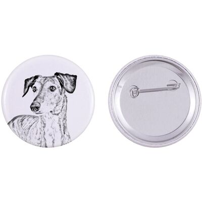 Chart perski, Saluki - przypinka z twoim psem, dodaj własne foto, marka Art-Dog Chart perski, Saluki - przypinka z twoim psem, dodaj własne foto, marka Art-Dog