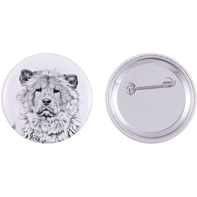 Chow Chow - przypinka z twoim psem, dodaj własne foto, marka Art-Dog Chow Chow - przypinka z twoim psem, dodaj własne foto, marka Art-Dog