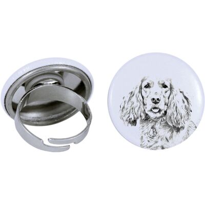 Cocker spaniel angielski - damska biżuteria z podobizną psa, produkt wykonany ręcznie, możliwość dodanie własnego zdjęcia, marka Art-Dog Cocker spaniel angielski - damska biżuteria z podobizną psa, produkt wykonany ręcznie, możliwość dodanie własnego zdjęcia, marka Art-Dog
