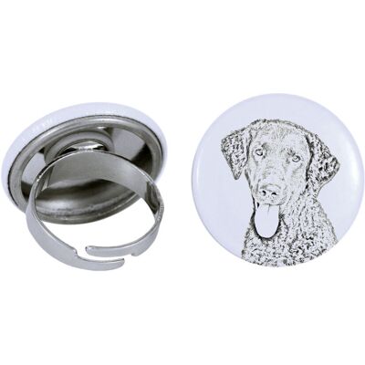 Curly Coated Retriever - damska biżuteria z podobizną psa, produkt wykonany ręcznie, możliwość dodanie własnego zdjęcia, marka Art-Dog Curly Coated Retriever - damska biżuteria z podobizną psa, produkt wykonany ręcznie, możliwość dodanie własnego zdjęcia, marka Art-Dog