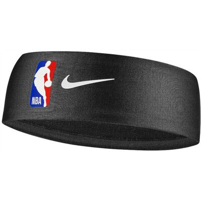 Czarna Opaska Frotka na głowę NIKE DRI-FIT NBA Fury Czarna Opaska Frotka na głowę NIKE DRI-FIT NBA Fury