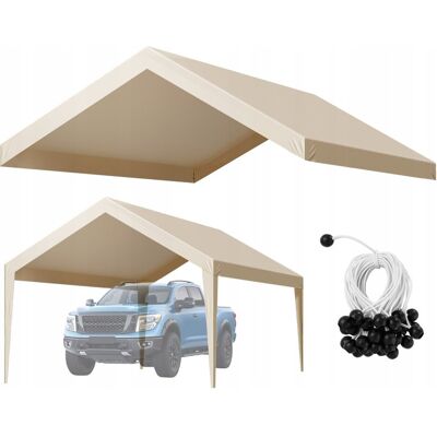 DACH ZAMIENNY DO WIATY GARAŻOWEJ VEVOR 3.65X6.09M WODOODPORNY UV-RESISTANT DACH ZAMIENNY DO WIATY GARAŻOWEJ VEVOR 3.65X6.09M WODOODPORNY UV-RESISTANT
