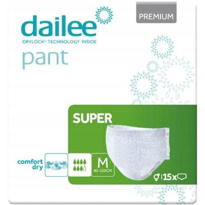 DAILEE Pant Premium Super Majtki chłonne M, 15szt. DAILEE Pant Premium Super Majtki chłonne M, 15szt.