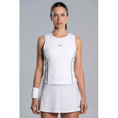 Damska koszulka sportowa NOX PRO White/Ivy Green S Damska koszulka sportowa NOX PRO White/Ivy Green S