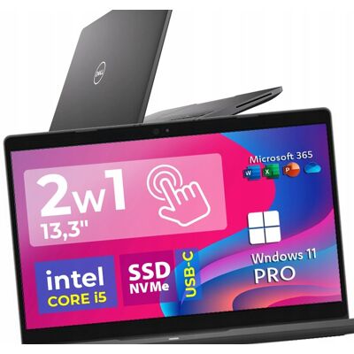 Dell 5300 i5 -8Gen 2in1 8 x 4,1GHz GeForceNow 8GB 2000GB Touch W11 Dell 5300 i5 -8Gen 2in1 8 x 4,1GHz GeForceNow 8GB 2000GB Touch W11