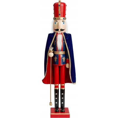 Inny producent DUŻY DREWNIANY ŚWIĄTECZNY DZIADEK DO ORZECHÓW 120CM W ŚWIĄTECZNYCH KOLORACH Inny producent DUŻY DREWNIANY ŚWIĄTECZNY DZIADEK DO ORZECHÓW 120CM W ŚWIĄTECZNYCH KOLORACH