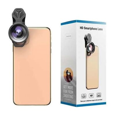 Goobay Dwa obiektywy telefonu szerokokątny 120 makro 10x Goobay Dwa obiektywy telefonu szerokokątny 120 makro 10x