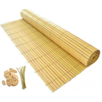 ABC DWUSTRONNA MATA PCV, BALKONOWA 1x5m, bambus ABC DWUSTRONNA MATA PCV, BALKONOWA 1x5m, bambus