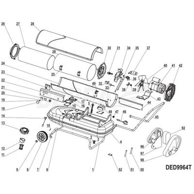DEDRA Dysza Paliwowa K175 DEDRA Dysza Paliwowa K175