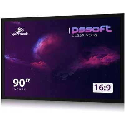 Spacetronik Ekran projekcyjny ramowy 90' cali PVC-PS wysoka jakość materiału rama Spacetronik Ekran projekcyjny ramowy 90' cali PVC-PS wysoka jakość materiału rama