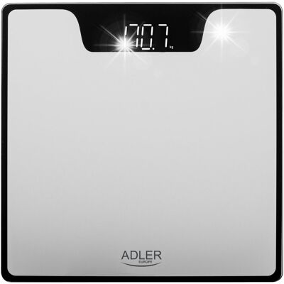 Adler Elektroniczna Waga Łazienkowa Szklana LED 180kg Adler Elektroniczna Waga Łazienkowa Szklana LED 180kg