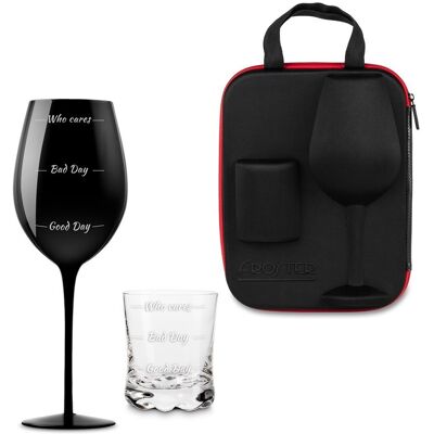 Etui dla Pary z kieliszkiem i szklanką na ślub Froster Etui dla Pary z kieliszkiem i szklanką na ślub Froster
