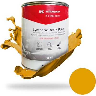 kRAMP Farba lakier do metalu POMARAŃCZOWO MIODOWA 1L kRAMP Farba lakier do metalu POMARAŃCZOWO MIODOWA 1L