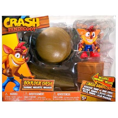 Diorama Boulder Dash Crash Bandicoot od Bandai - Figurka akcji Diorama Boulder Dash Crash Bandicoot od Bandai - Figurka akcji