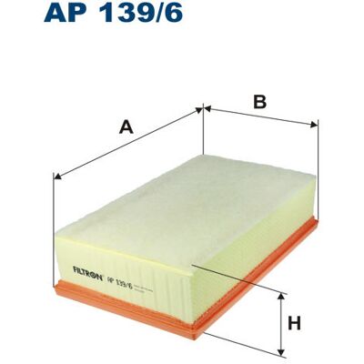 Filtron Filtr powietrza AP 139/6 - Filtr powietrza Filtron Filtr powietrza AP 139/6 - Filtr powietrza