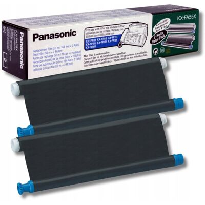 Folia Panasonic KX-FA55X Oryginalna do KX-FP81 KX-FP85 KX-FP151 KX-FP181 Folia Panasonic KX-FA55X Oryginalna do KX-FP81 KX-FP85 KX-FP151 KX-FP181