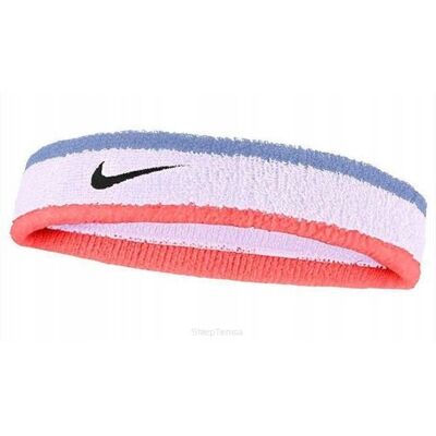 Frotka tenisowa na głowę Nike Swoosh Headband jasnofioletowa Frotka tenisowa na głowę Nike Swoosh Headband jasnofioletowa