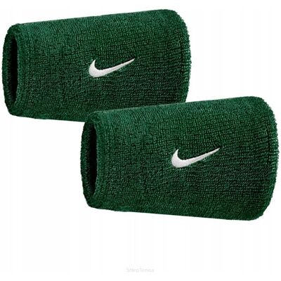 Frotki tenisowe Nike Swoosh Classic Wristbands zielone Frotki tenisowe Nike Swoosh Classic Wristbands zielone