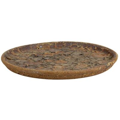 Belldeco Garden old Talerz ozdobny rust 40 cm Belldeco Garden old Talerz ozdobny rust 40 cm