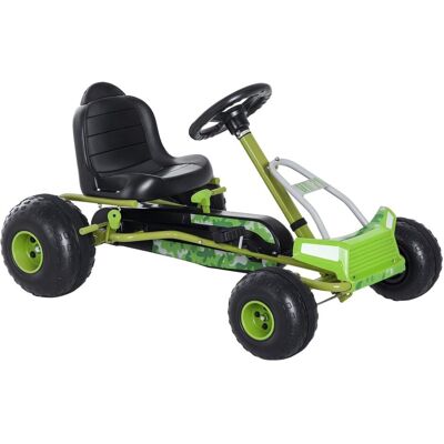 HOMCOM Gokart dla dzieci - Off-road, Regulowane siedzenie, Ręczny hamulec HOMCOM Gokart dla dzieci - Off-road, Regulowane siedzenie, Ręczny hamulec