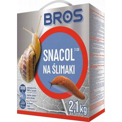 Bros Granulat na Ślimaki Snacol 3GB 2,1 kg Bros Granulat na Ślimaki Snacol 3GB 2,1 kg
