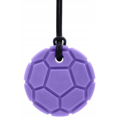 Ark Therapeutic Gryzak Logopedyczny Naszyjnik ARK Soccer Ball Fioletowy XXT/Twardy Ark Therapeutic Gryzak Logopedyczny Naszyjnik ARK Soccer Ball Fioletowy XXT/Twardy