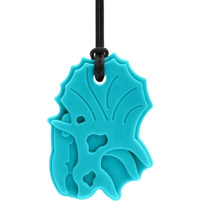 Ark Therapeutic Gryzak Logopedyczny Naszyjnik ARK TRICERATOPS Turkusowy Miękki / XT Ark Therapeutic Gryzak Logopedyczny Naszyjnik ARK TRICERATOPS Turkusowy Miękki / XT