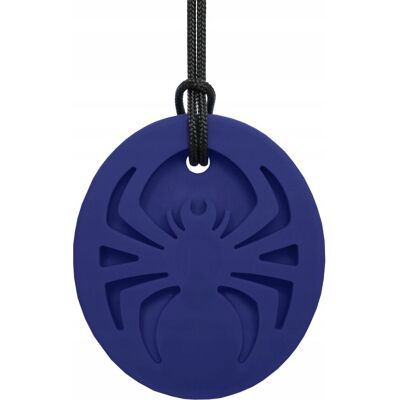 Ark Therapeutic Gryzak Logopedyczny Naszyjnik PAJĄK Granatowy Bardzo Miękki Ark Therapeutic Gryzak Logopedyczny Naszyjnik PAJĄK Granatowy Bardzo Miękki