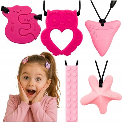 Inny producent Gryzak Sensoryczny Dla Dzieci Logopedyczny Autyzm ADHD Silikonowy 1 BEZ BPA Inny producent Gryzak Sensoryczny Dla Dzieci Logopedyczny Autyzm ADHD Silikonowy 1 BEZ BPA