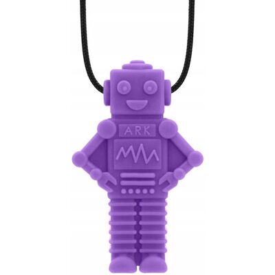 Ark Therapeutic Gryzak Terapeutyczny ARK Wisiorek Robot Fioletowy XXT Ark Therapeutic Gryzak Terapeutyczny ARK Wisiorek Robot Fioletowy XXT